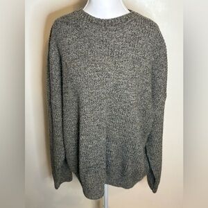 Men’s David Taylor 100% Acylic Black/Biege Speckled Sweater Size XL